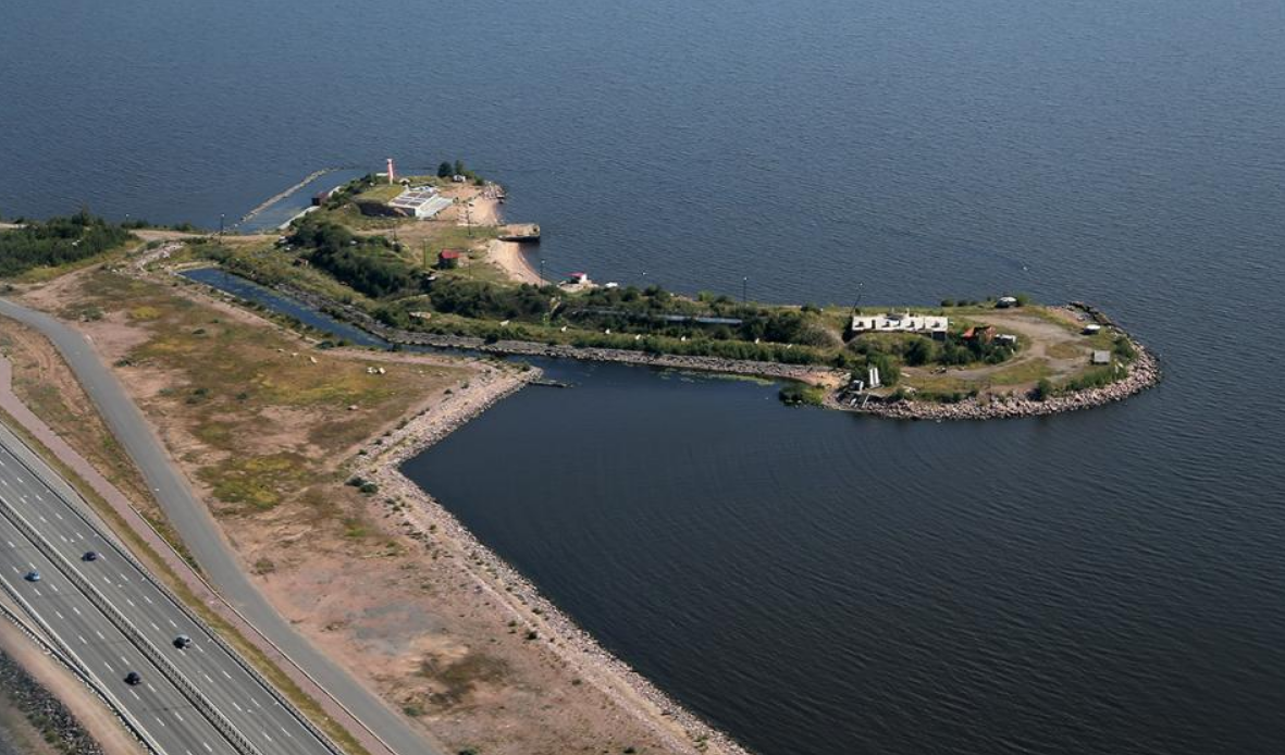 Дамба и остатки Северного форта №7