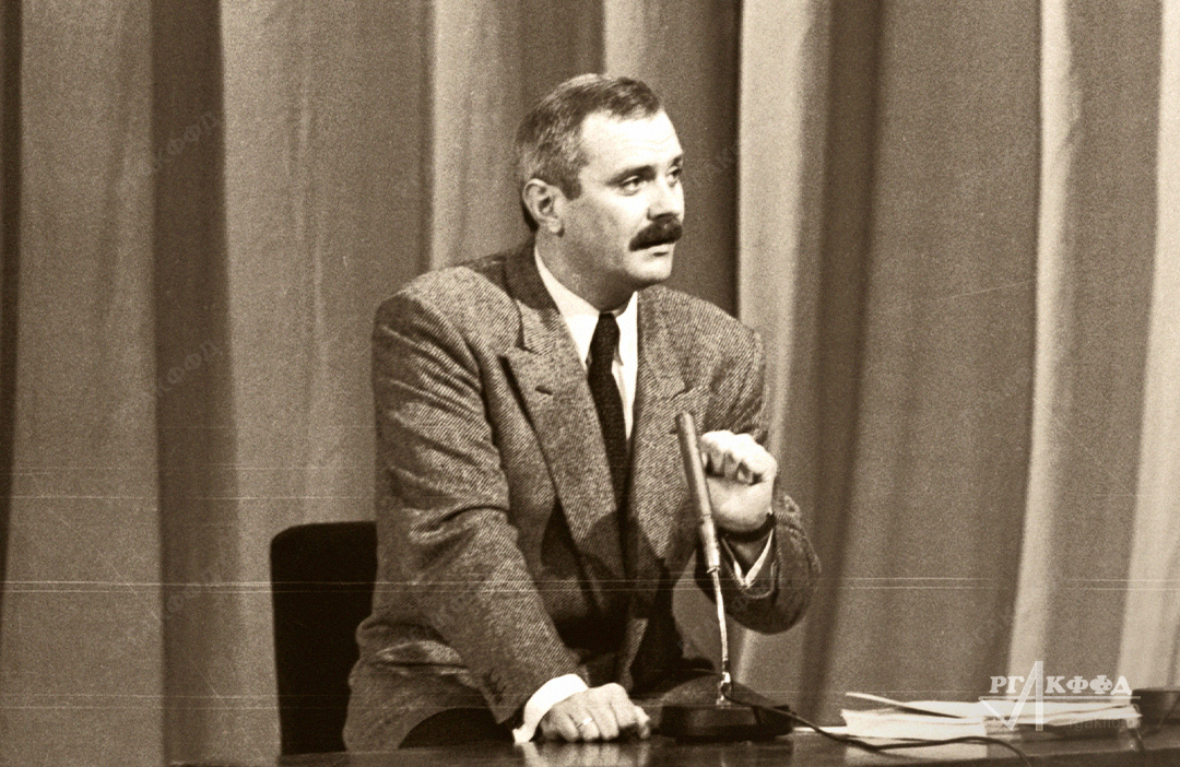 Творческий вечер Н.С. Михалкова / Москва. 1986 г. / Фотограф: А.Н. Агеев / РГАКФФД. Арх.№ 0-389270