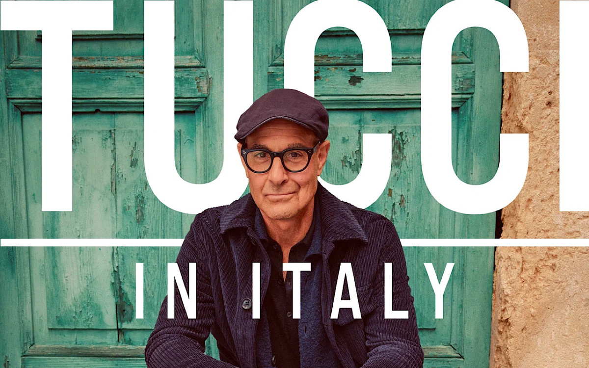 Афиша кулинарного сериала ,,Туччи в Италии,, Реж Стенли Туччи