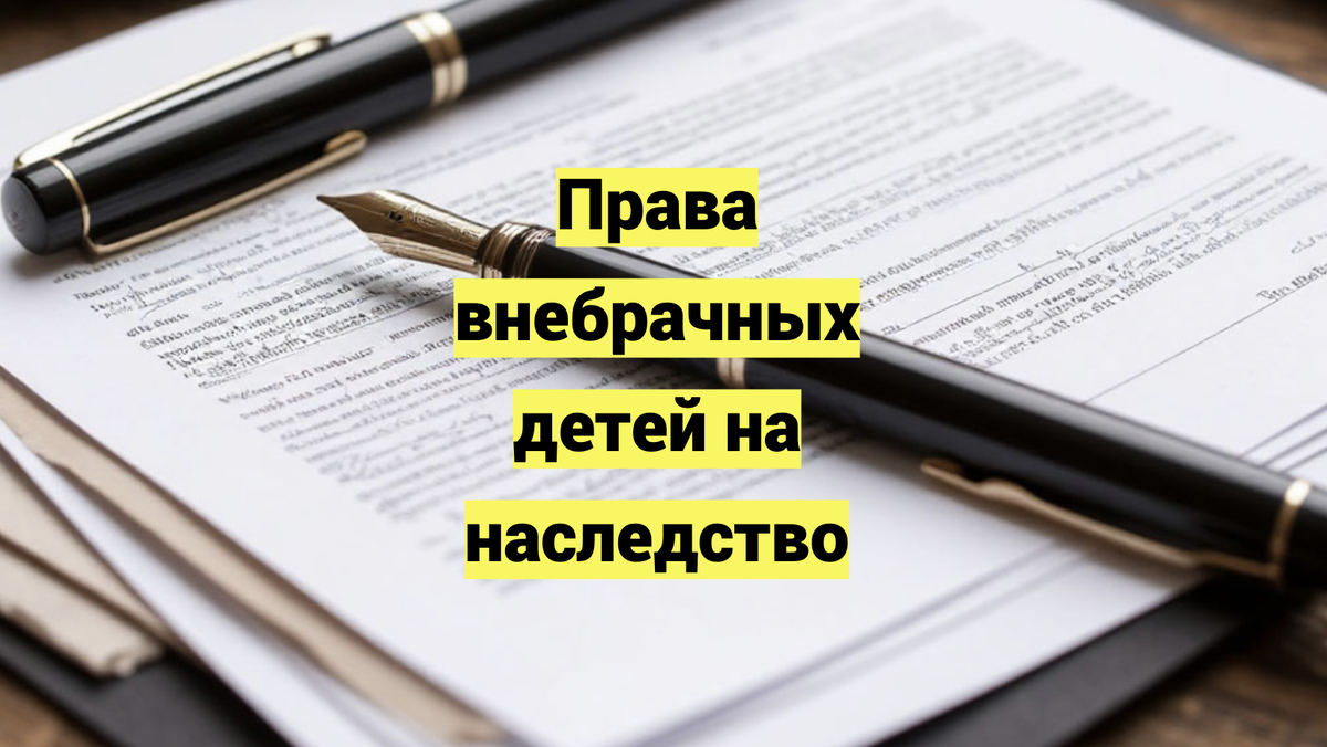 Права внебрачных детей на наследство