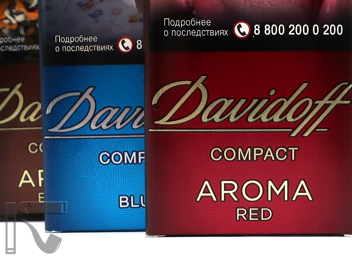 Сигареты Davidoff Compact. Фото: © канал "Уголок Курильщика"