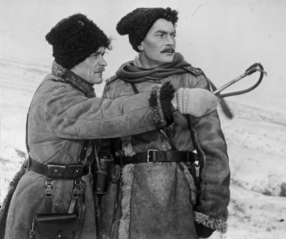 По роману был снят фильм в 1958 году. Фото: кадр из фильма "Тихий дон"\globallookpress.com