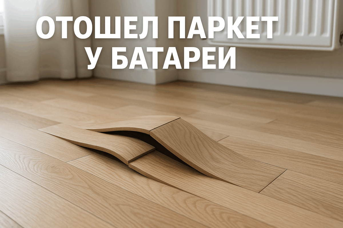    Отошел паркет у батареи — ремонт деформации Михаил Юрьевич