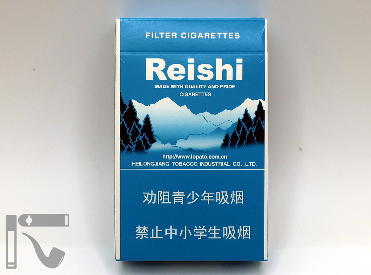 Сигареты Reishi Classic Blue. Фото: © канал "Уголок Курильщика"