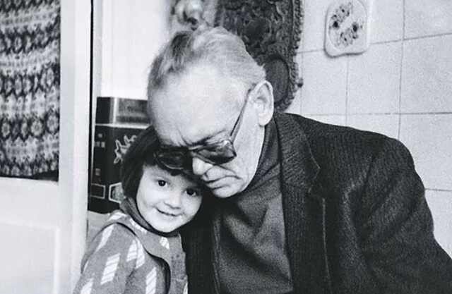 Оксана с отцом 