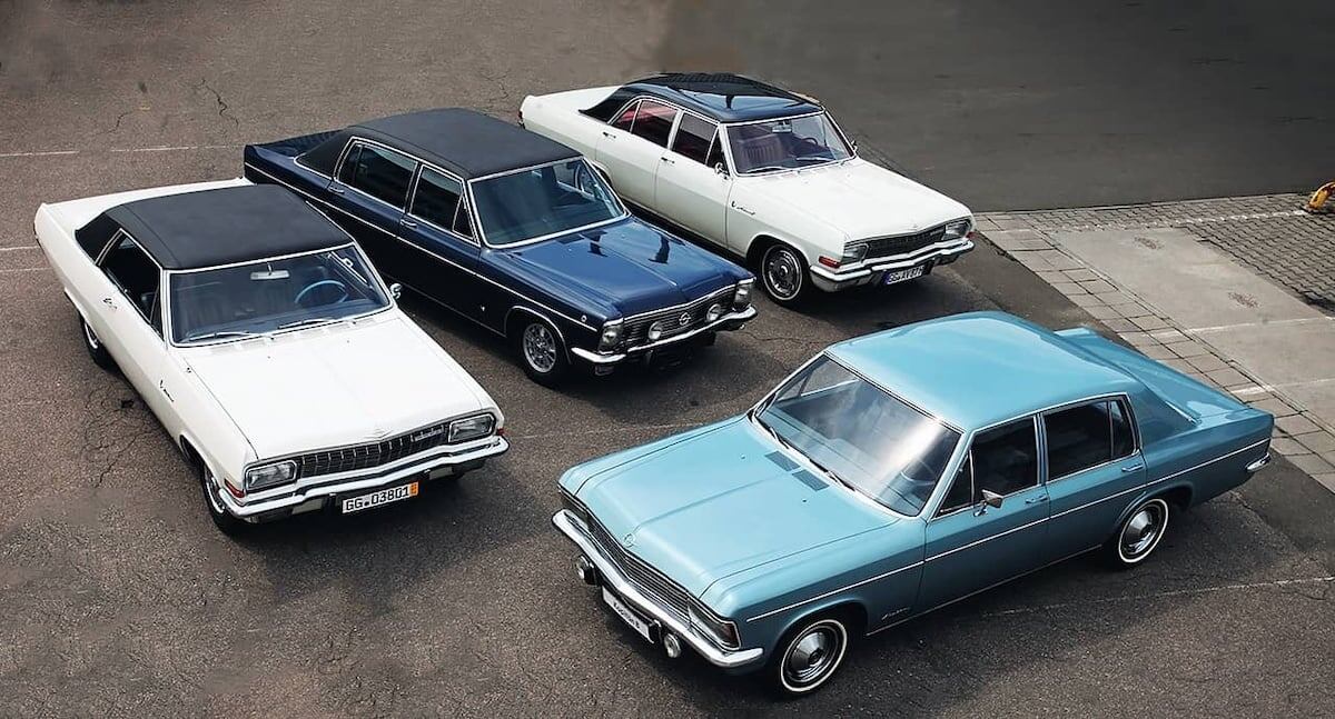 Роскошная линейка Opel: Kapitän, два Admiral и Diplomat