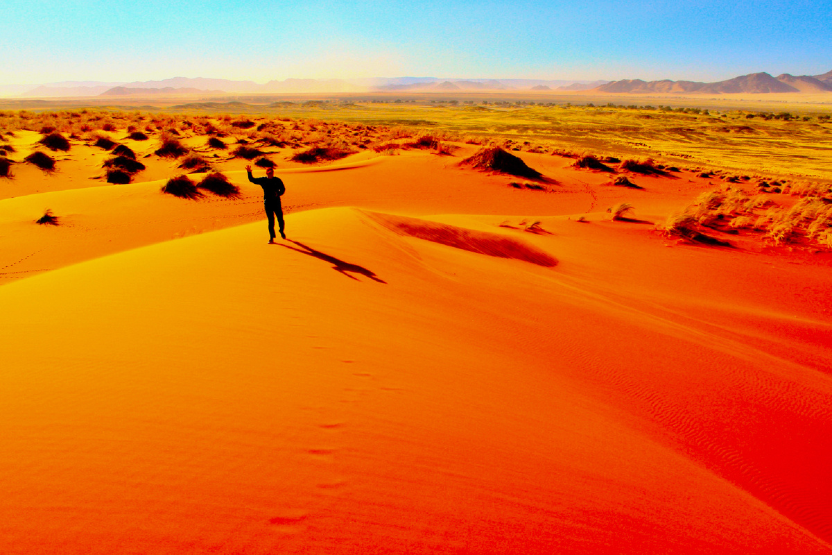 Раннее утро в пустыне Намиб