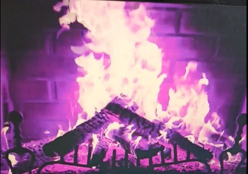 уютный камин из личного архива