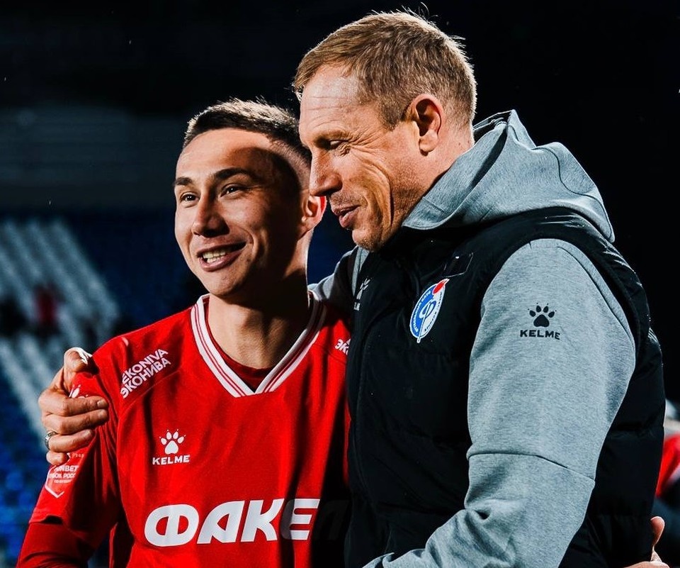    Ильнур Альшин и Олег Василенко. телеграм-канал ФК "Факел".