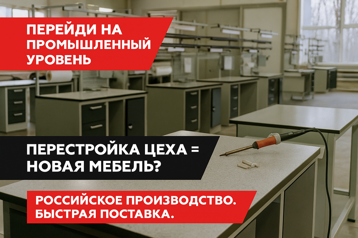 Рабочие столы SOLID: когда производству нужна конструкция без компромиссов