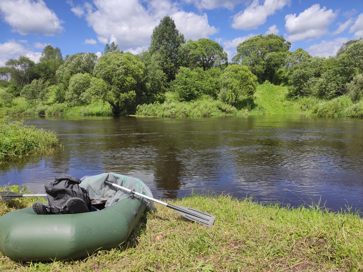 Перед одиночным сплавом по реке Угре. 21 июня 2024 года.