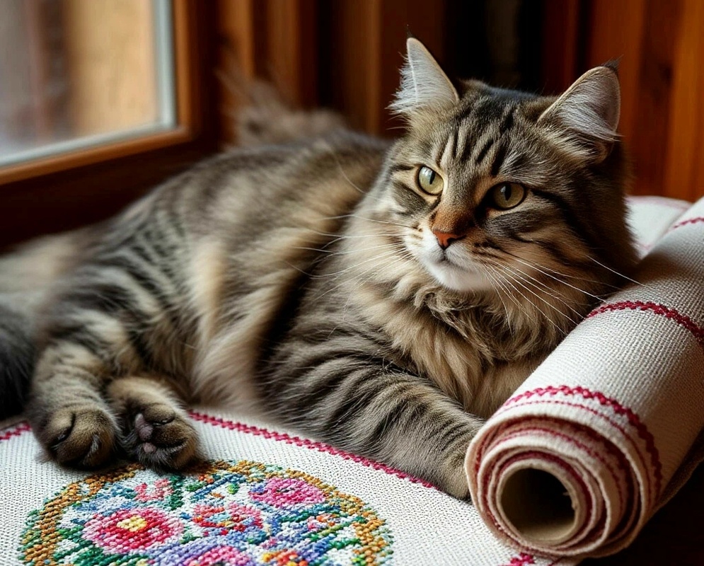 Зачем копить рулон вышитых работ?