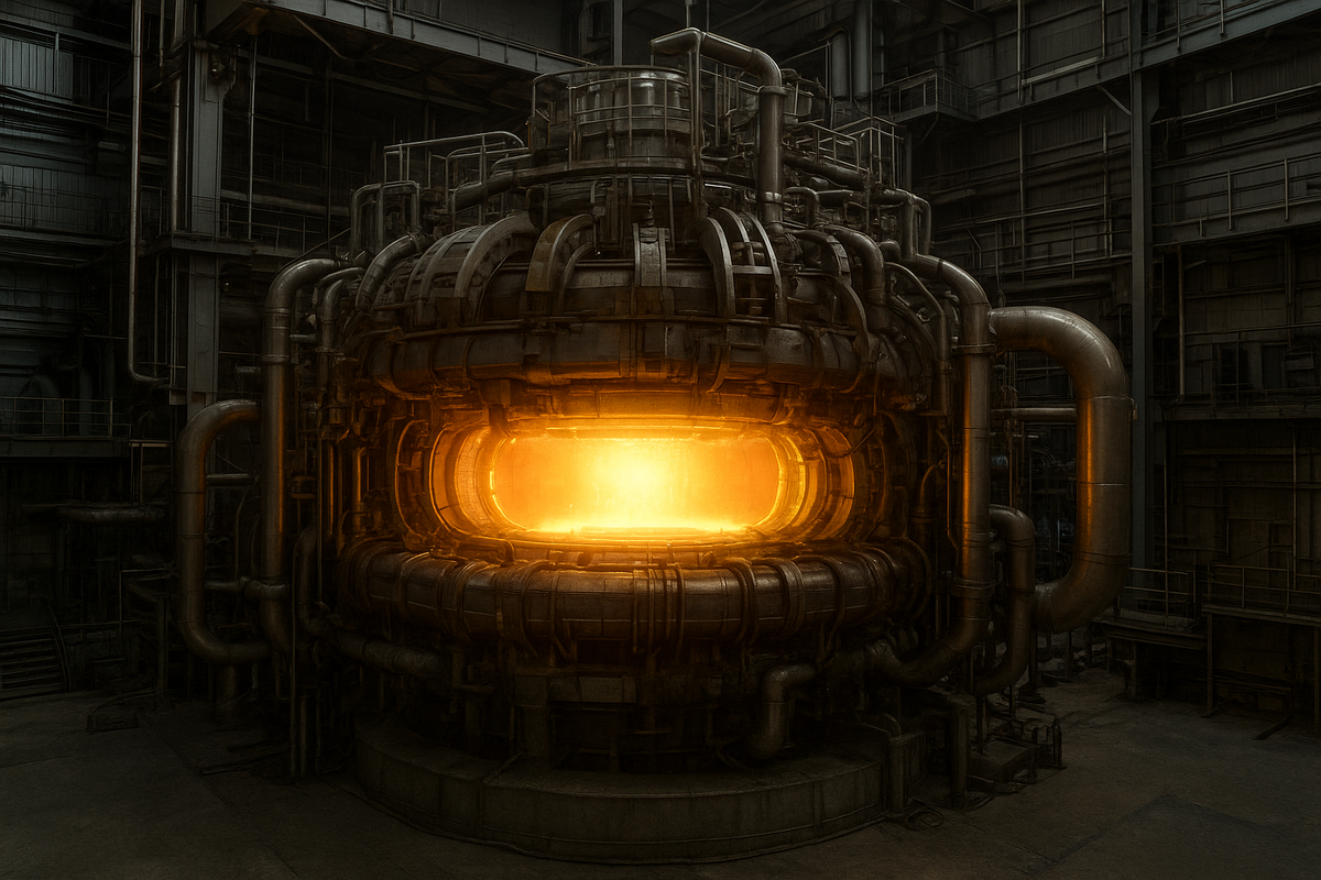 Реактор EAST в Китае. Источник: исследовательский центр Хэфэй