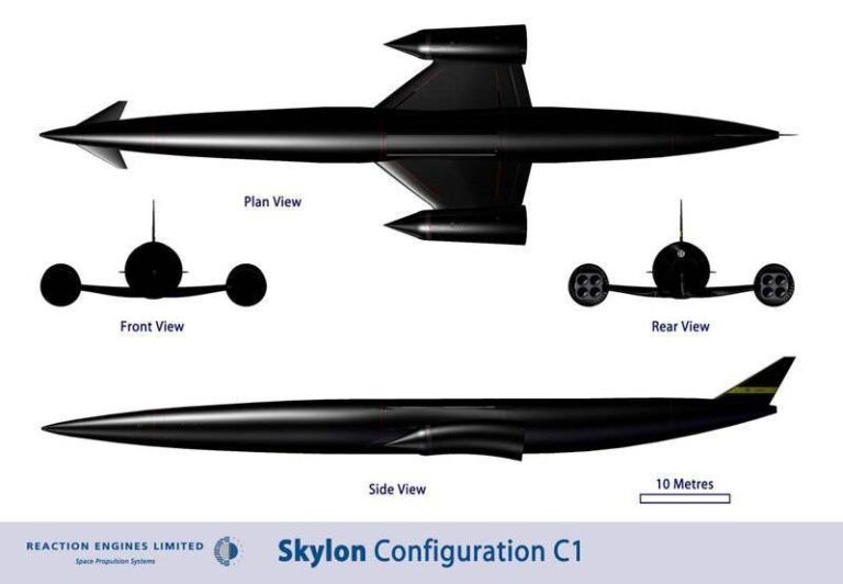 Приблизительный внешний вид аппарата Skylon