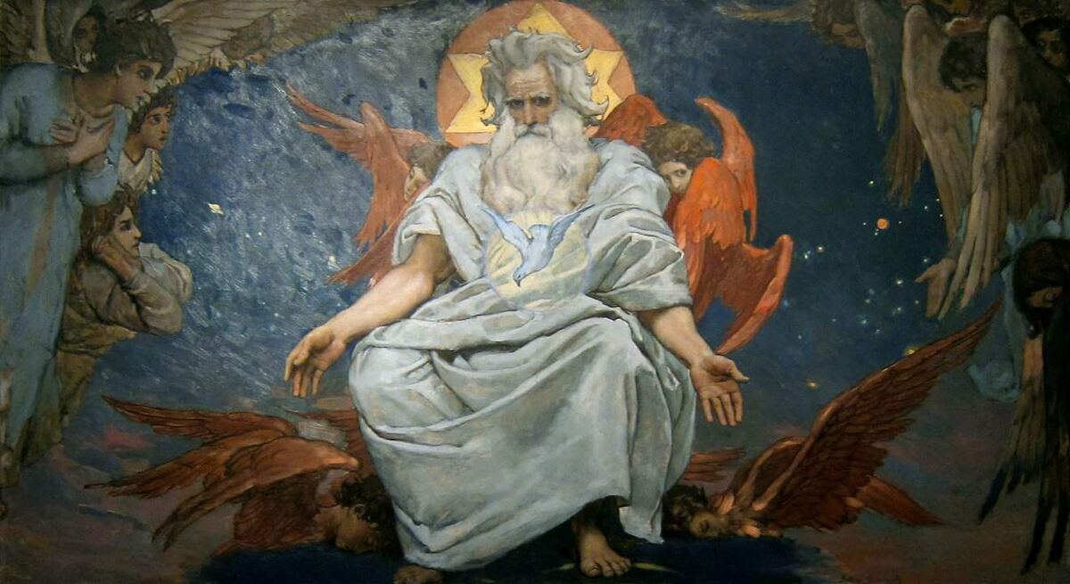 В. Васнецов. Бог Саваоф. 1885-1896. ИЗображение из открытых источников.