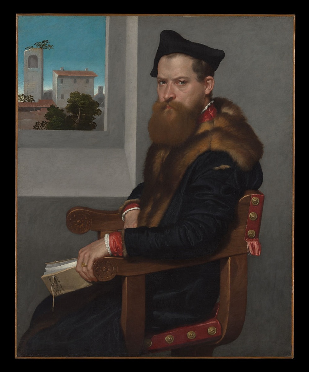 Джованни Баттиста Морони (Giovanni Battista Moroni, 1524–1578)
Портрет Бартоломео Бонги (Bartolommeo Bonghi)
1553, х. м., 101.6 х 81.9
Metropolitan Museum (Нью-Йорк)