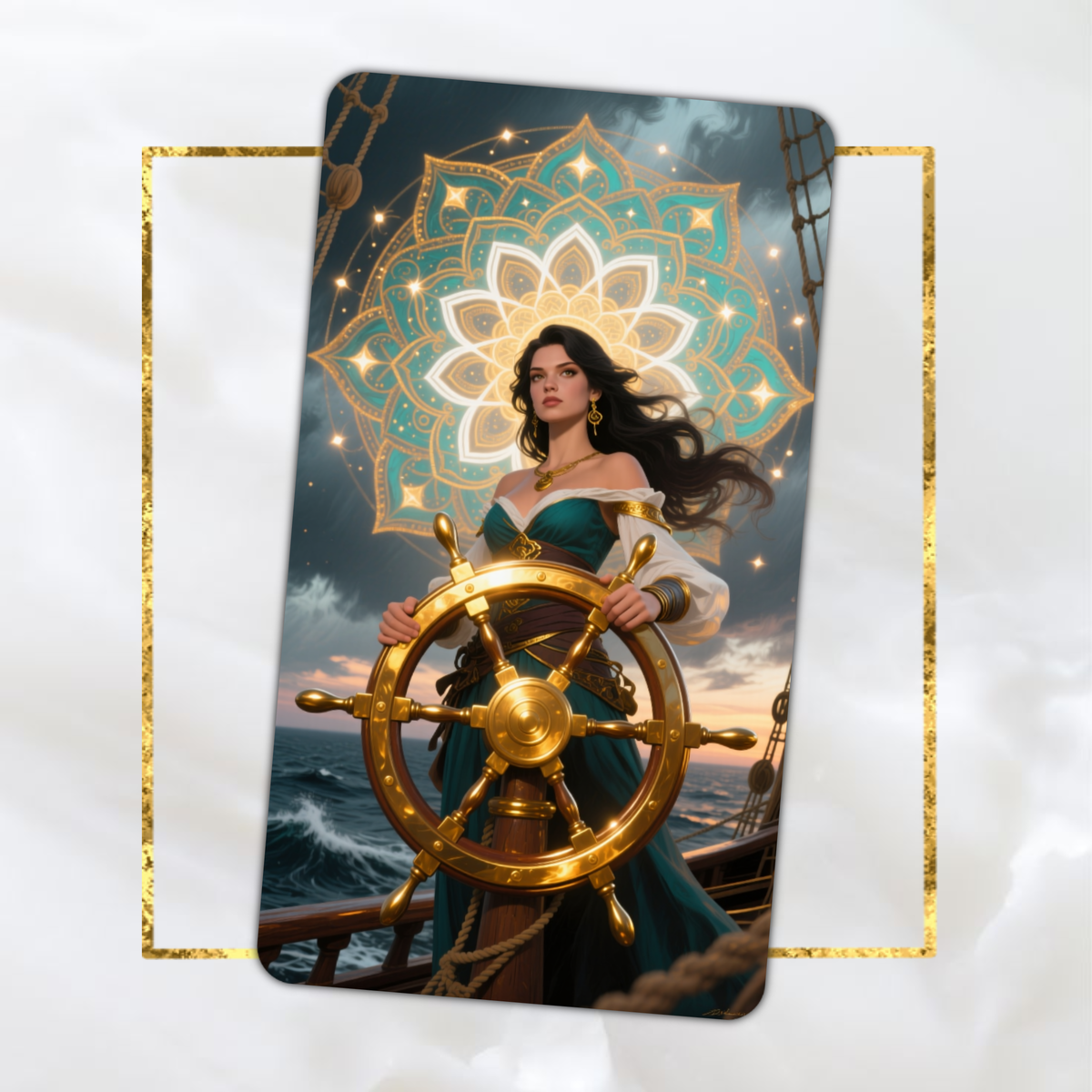 Колесо Судьбы в авторской колоде 