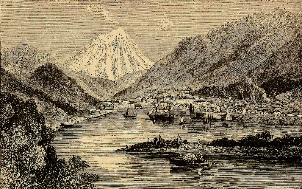    Ф. Уимпер. Вид на бухту и город Петропавловск. 1870 / Фото: picryl.com