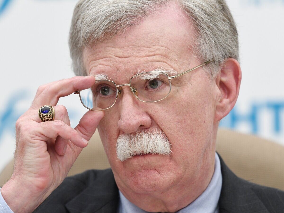    Советник президента США по вопросам национальной безопасности Джон Болтон на пресс-конференции в Москве. 23 октября 2018© РИА Новости / Григорий Сысоев