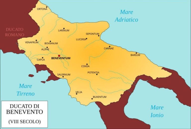  Княжество Беневенто в 774 году