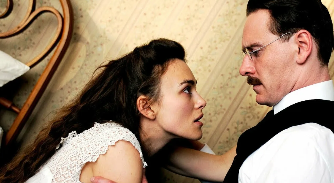 Кадр из фильма "Опасные связи", 1988 год, юнг уединился с Сабиной Шпильрейн, чтобы обсудить архетипы 