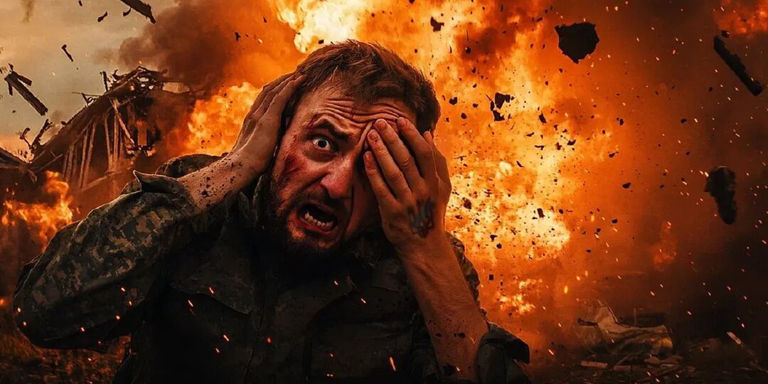 "Спасибо" скажите Зеленскому: Дым на километры. Всё горит. Россия выносит украинскую газодобычу. Местным сказали беречь последние кубы