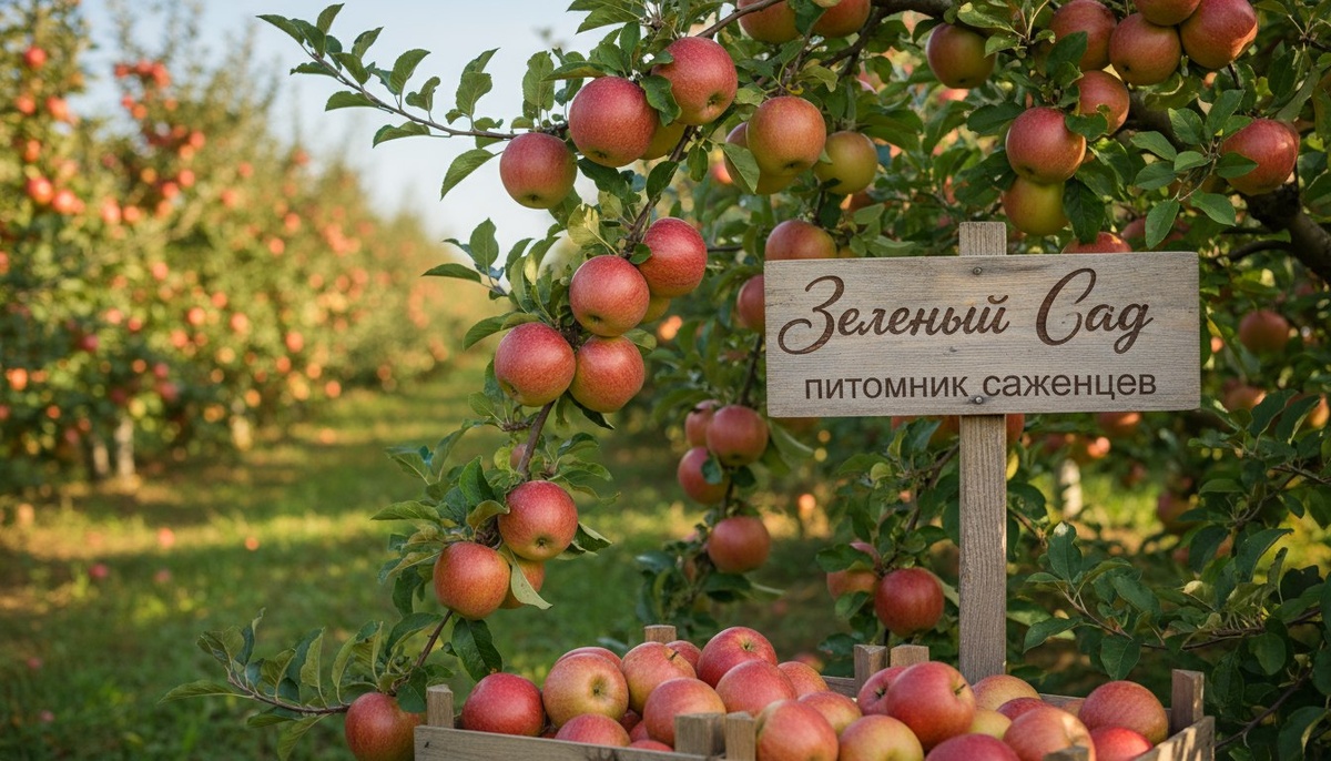 Выбор саженцев яблони в Луганске.