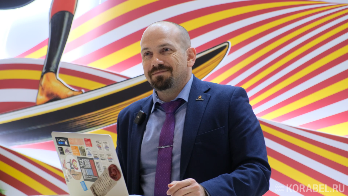 Вице-президент кабельного завода "Спецкабель" Сергей Лобанов / Фото: Корабел.ру  📷
