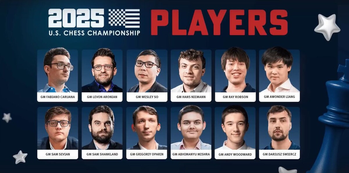 Участники мужского чемпионата США 2025 года.