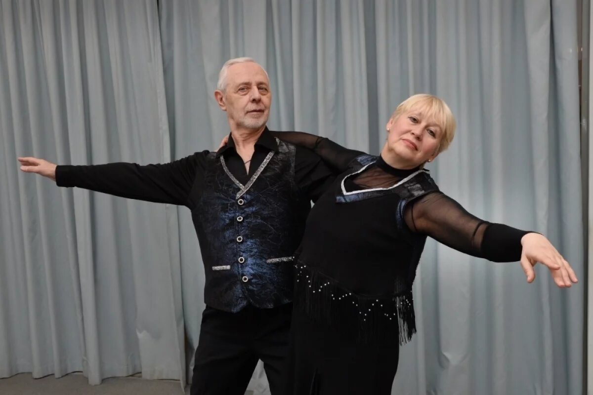    Борис Царьков и Валентина Соколова вместе в танце и в жизни.