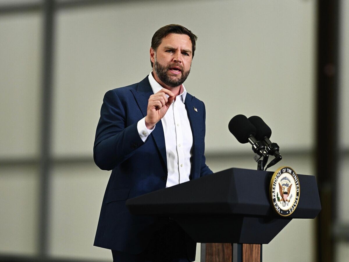    Вице-президент США Джей Ди Вэнс© Getty Images / Leon Neal