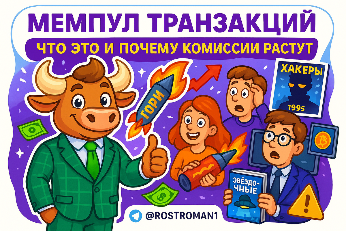    Мемпул транзакций: невидимая ловушка, из-за которой комиссии в блокчейне растут РоСТ | Роман о Системном Трейдинге