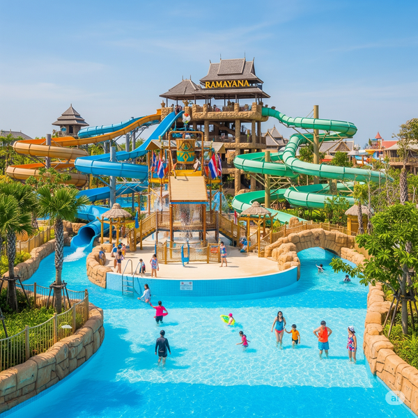    Парк Рамаяна в Паттайе – крупнейший аквапарк Таиланда