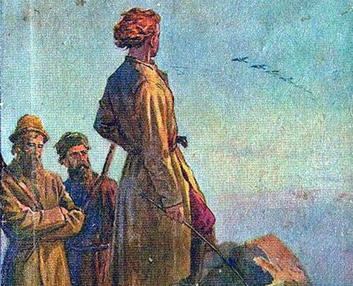 Рисунок из книги "Атаман Золотой"