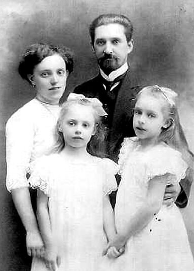 Леонид Бекман и его семья