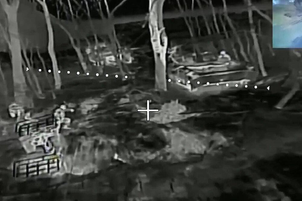    Атака на колонну ВСУ (вид с коптера). Фото: Министерство обороны РФ