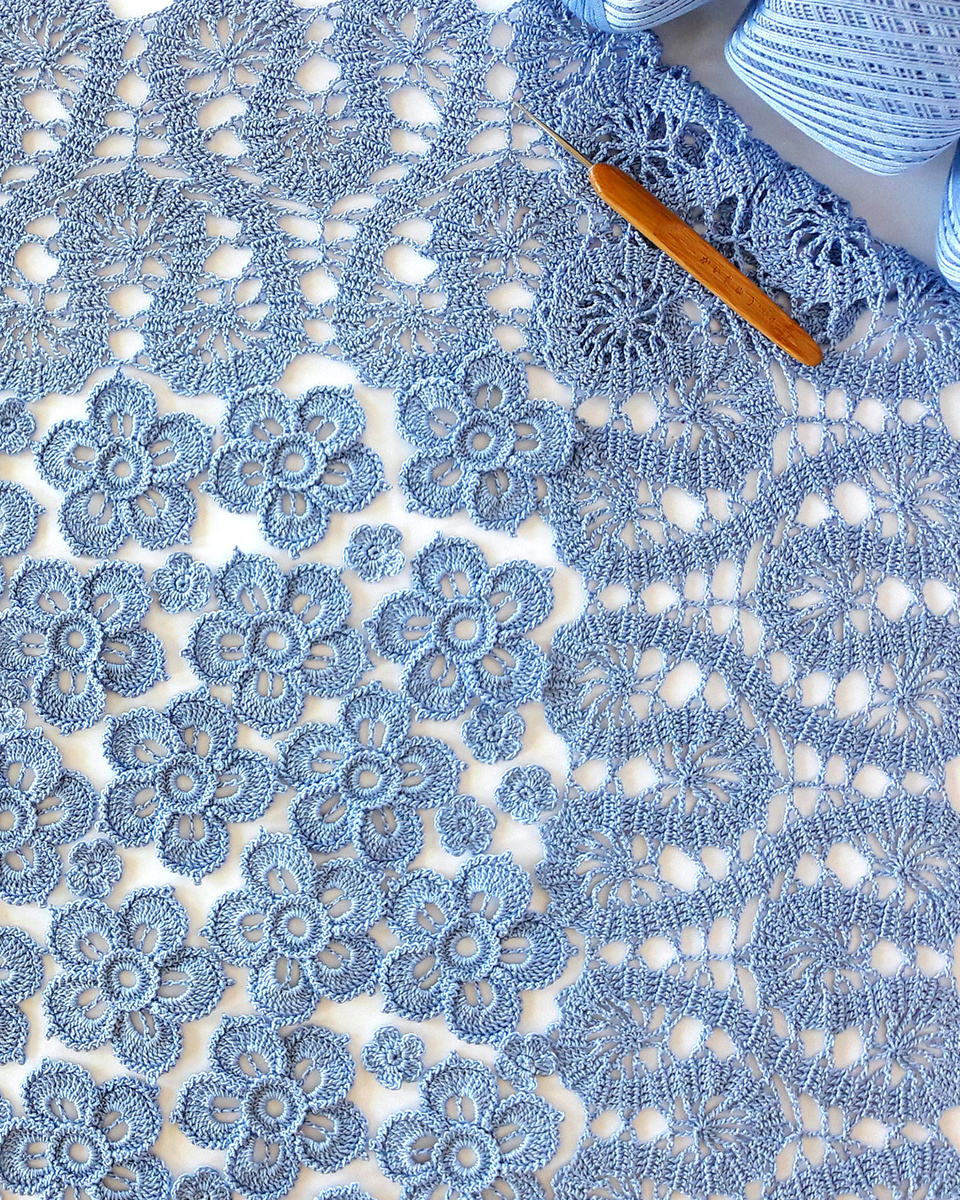 Мой вариант сочетания брюггского и ирландское кружева (фото первых работ)