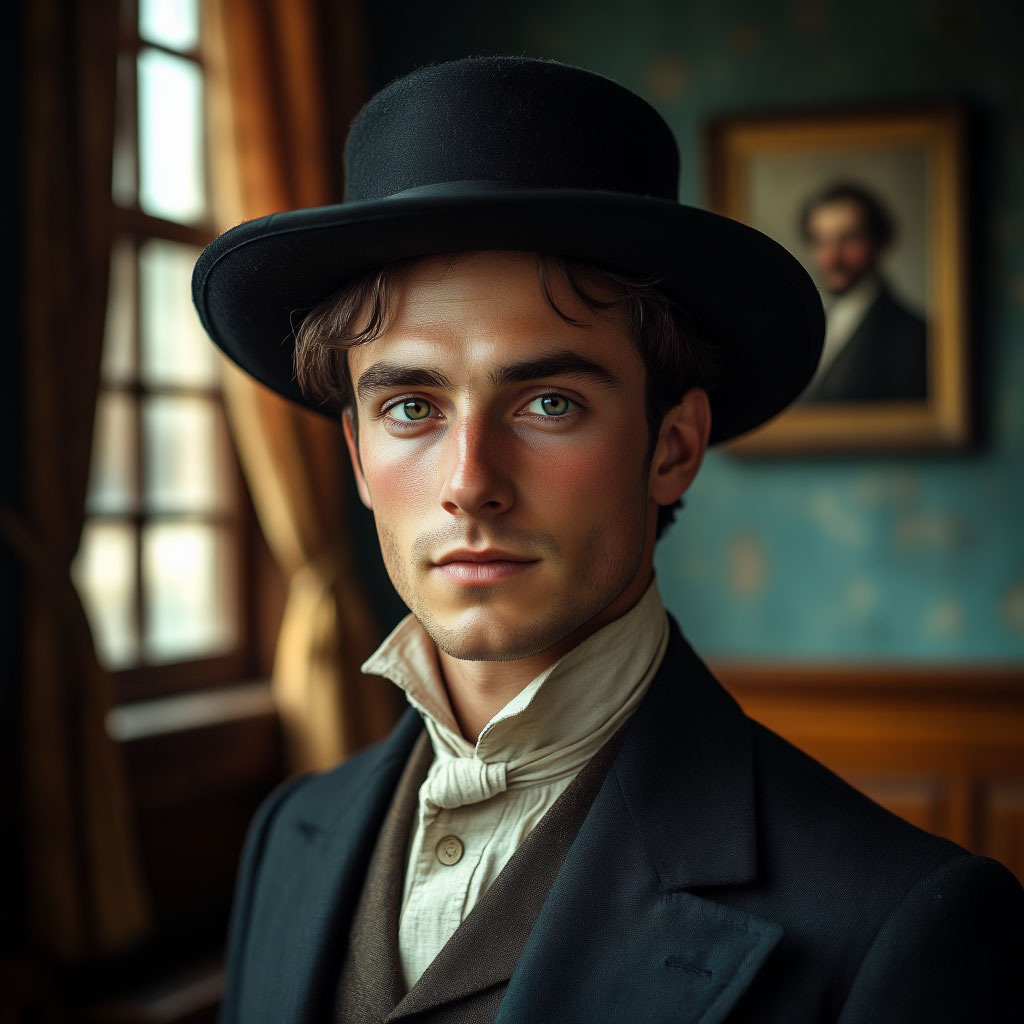 Мужчина был худ, остронос и из-под шляпы у него всегда торчал клок волос.