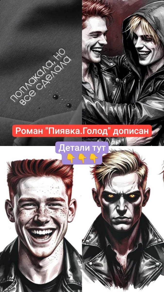 Я дописала роман "Пиявка. Голод". Но редакция ещё ведётся.