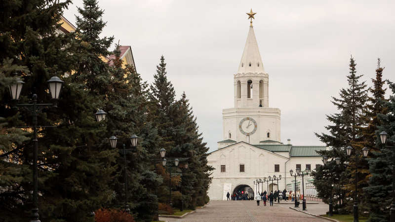    Спасская башня Казанского кремля. Сергей Фадеичев/ТАСС