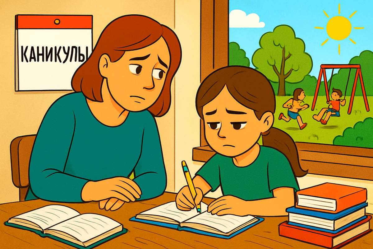 Учителя на каникулах отдыхают. А дети — делают уроки... Законно ли задавать домашние задания на время каникул?