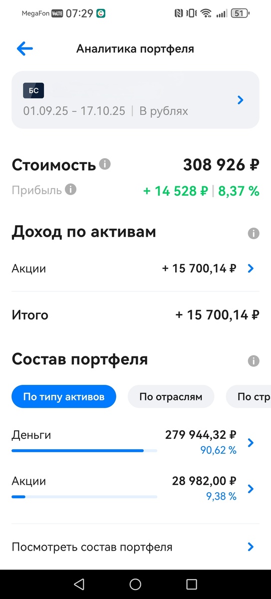 Моя прибыль от инвестиций 