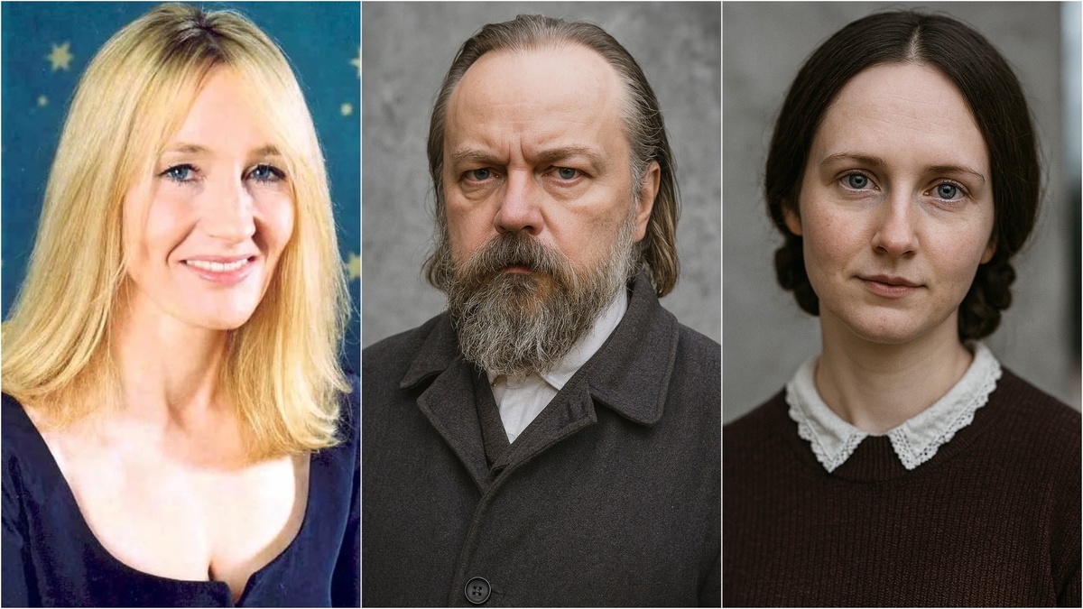 Джоан Роулинг, Александр Герцен, Эмили Бронте 