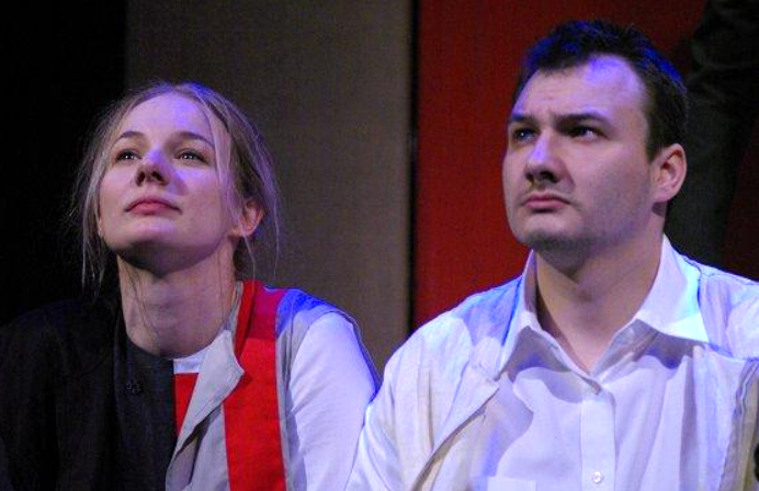 на фото Елена Аросьева и Дмитрий Аросьев