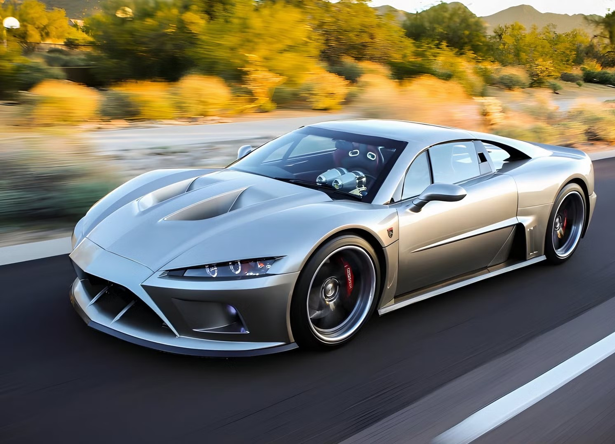 Один из редких спортивных автомобилей – Saleen S7