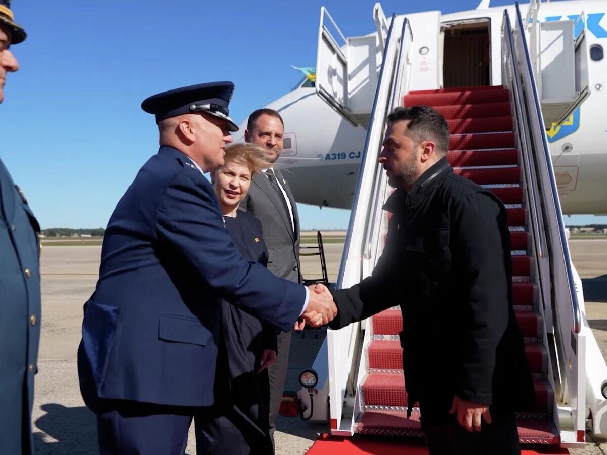   Прилет Зеленского в Вашингтон© Пул