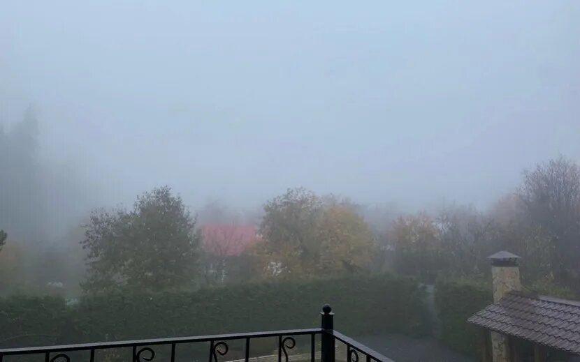    Туман в Ижевске 17 октября. Фото: Елизавета Четверикова