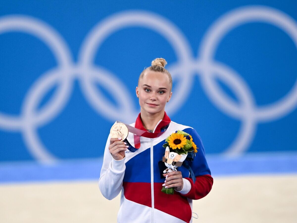    Олимпиада-2020. Спортивная гимнастика. Женщины. Вольные упражнения© РИА Новости / Григорий Сысоев