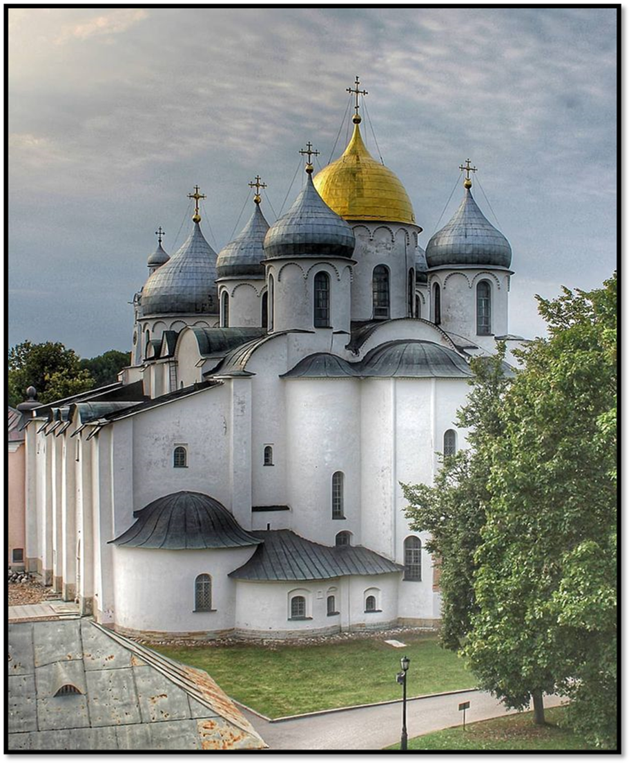 Софийский собор в Великом Новгороде. Памятник церковной архитектуры XI-го века