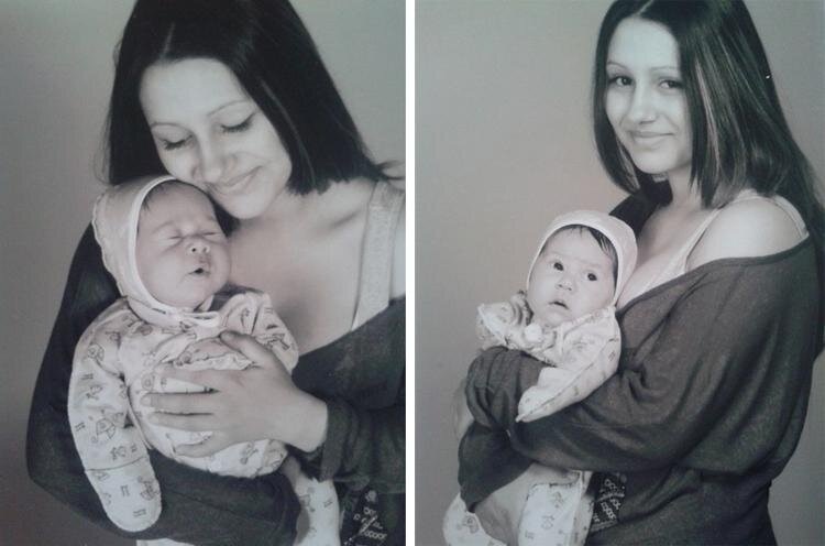 Фото из интернета. Малолетняя мамаша.